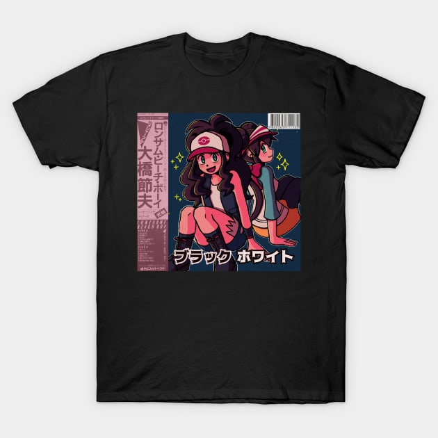 vaporwave anime aesthetic hilda rosa gen 5 video game T-Shirt by KinseiNoHime